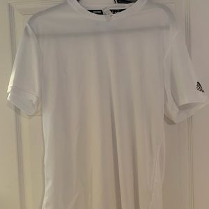 Mens adidas tshirt white